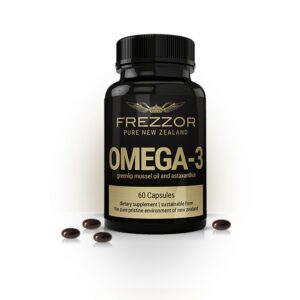 Frezzor Omega-3 capsules, New Zealand.